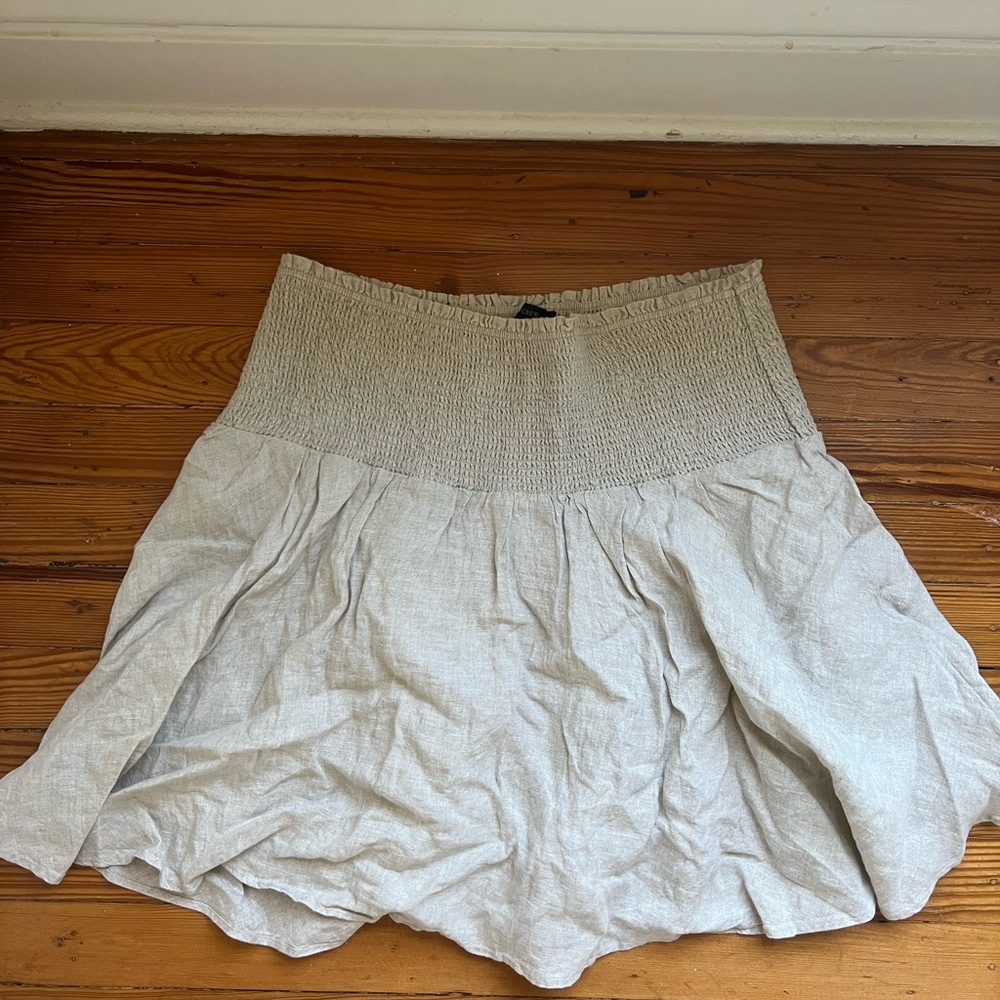 J. Crew Light Gray Mini Skirt